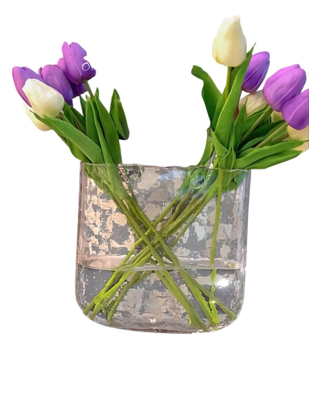Glass Handbag Welcome Spring Flowers - Picture 6 of 6